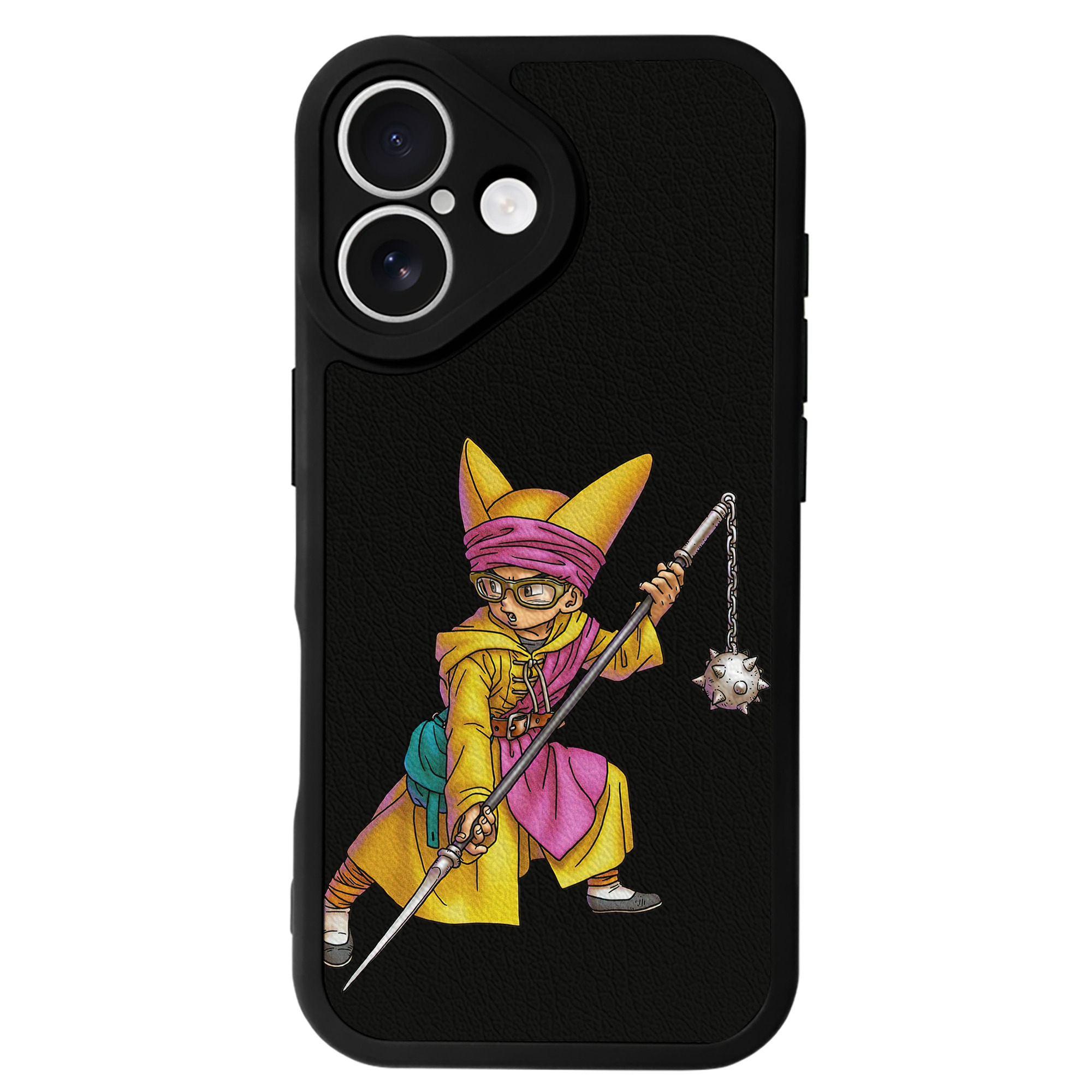 （画像用） ドラゴンクエスト Doragon Kuesuto Dragon Quest 【iPhone 16シリーズ対応】シリコンスマホケース（レザー調） 材質：シリコン